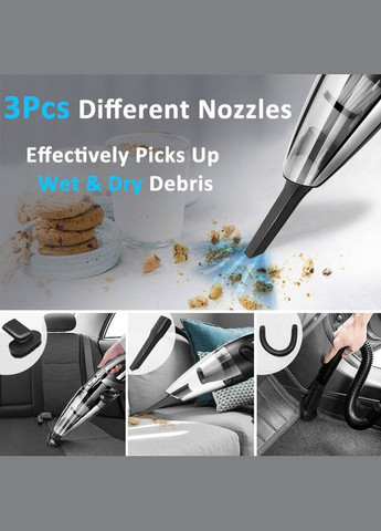 Автомобільний пилосос B2 (2200mAh, 120W, USB) (941) Grikey (333832073)