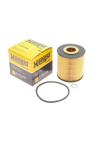 Фільтр масляний двигуна (вир-во Hengst) E15HD59 Hengst Filter (366161160)