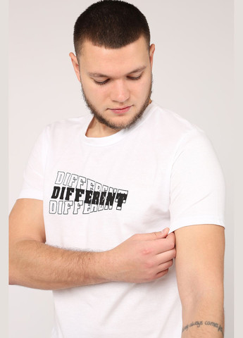 Белая футболка с коротким рукавом мужская цвет белый cb-00273168 Yuki