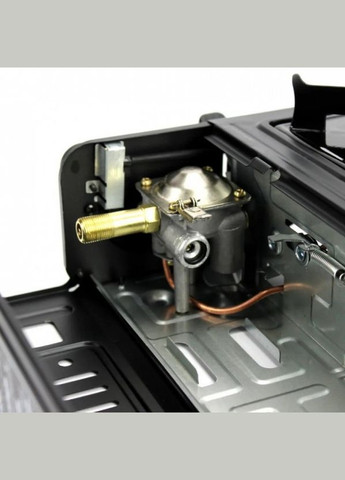 Портативна туристична газова плита з п'єзопідпалом BDZ-155-A/1021 з пластиковим кейсом + адаптер під балон Happy Home (323483293)