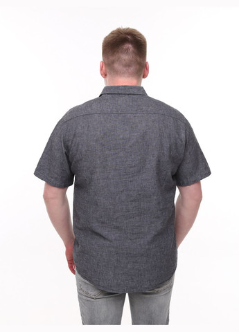 Сорочка чоловіча лляна графітова літня Bagarda Пряма (294560424)