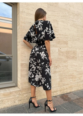 Черное повседневный платье issa pus a-516 черный ISSA PLUS