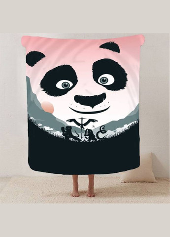 Плед 3D Панда Кунг Фу №1 13011 135х160 см FlexDress (364495957)
