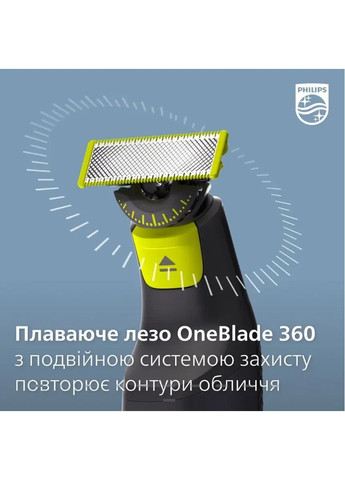 Леза Philips OneBlade 360 QP430/50 QP430/80 – змінні насадки для тримера (3 шт.) Braun (363023917)