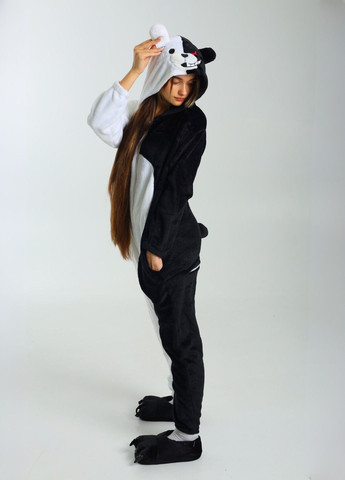 Кигуруми пижама Монокума детская черно белая плюшевая Lalapka (368670409)