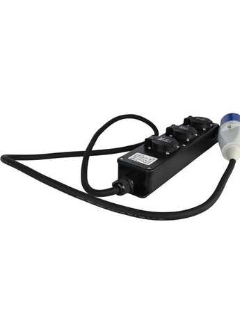 Подовжувач EX1.5M-3S 4 розетки 3м 16А 3x2.5мм2 Black (KSEX1.5M-3S) Konner&Sohnen (322938173)