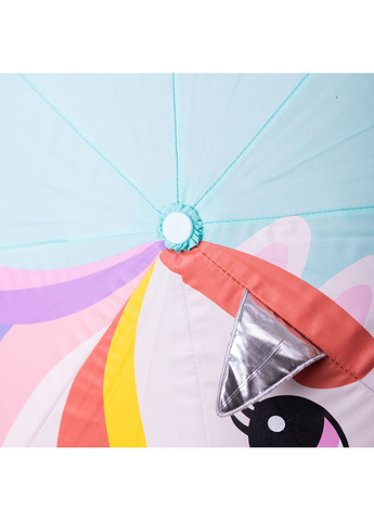 Комбінована} дитяча парасоля-тростина механічна з 3d-вушками складна 89 см, м'ятний Yiwu (361930971)