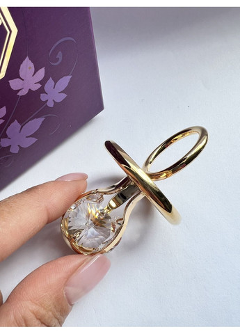 Фігурка зі стразами Swarovski Пустушка 6х4 см 160920 Crystocraft (362577273)