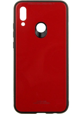 Чехол-накладка Pure Glass Case Huawei P Smart 2019 Red Toto (301780116)
