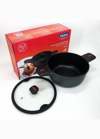 Каструля Лита антипригарна 5л 24 см Magio MG-1171 (314478470)