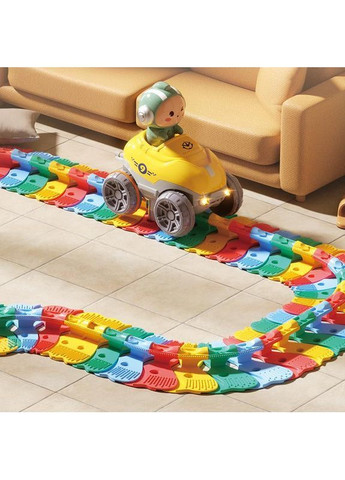 Конструктор-трек гнучкий Changeable Track Багатофункціональна траса, 150 деталей, з LED-машинкою та акумулятором арт. 5952 No Brand (371598226)