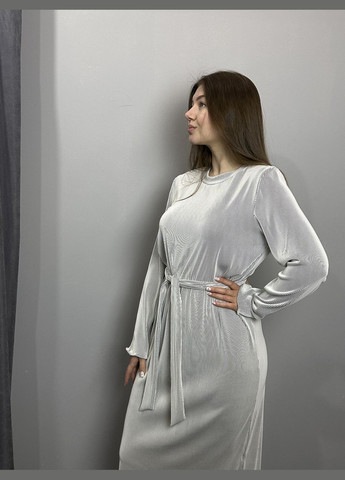 Комбінована кежуал жіноча сукня чорно-біла міді mkjl75001 Modna KAZKA