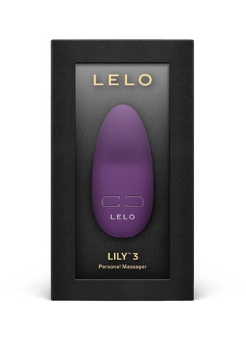 Мини-вибратор для клитора Lily 3 Dark Plum, 10 режимов, очень мощный Lelo (301039113)