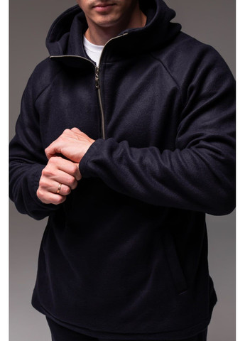 Темно-синий зимний мужской флисовый костюм Vakko