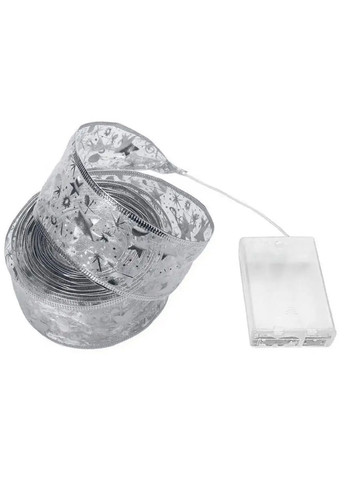 Гирлянда лента светодиодная новогодняя комнатная на елку с работой от батареек 5 м 50 лампочек (482046-Prob) Теплая белая Unbranded (369807276)