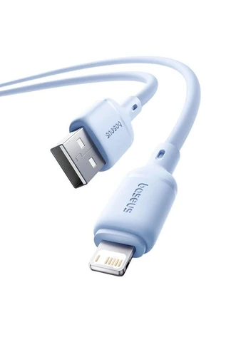 Кабель Silky Series Fast Charging Cable USB to iP 2.4A 1м Galaxy Blue Baseus (388967651)