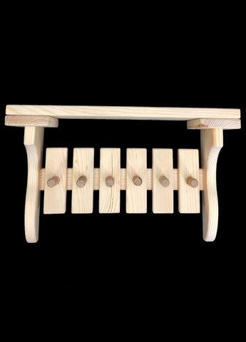 Вешалка банная из дерева Барбарис бланже (ВБА-000401) No Brand (328910801)