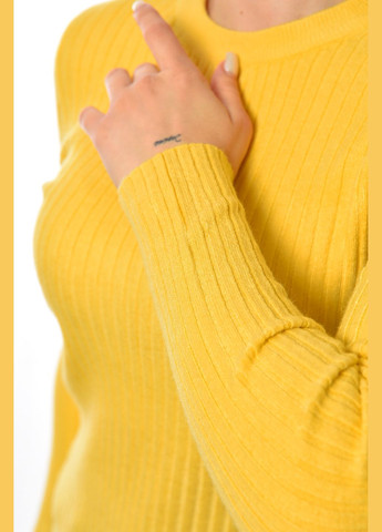 Гірчичний демісезонний кофта жіноча гірчичного кольору пуловер Let's Shop