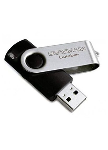 USB флеш накопичувач (UTS2-0080K0R11) Goodram 8GB Twister Black USB 2.0 (366646875)