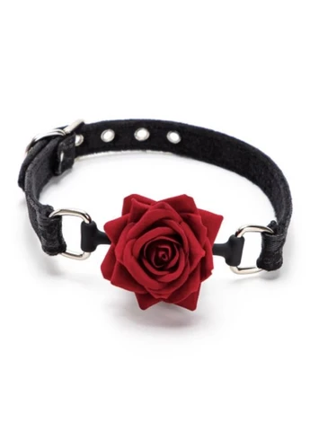 Кляп силіконовий Roses Silicone Ball Mouth Gag Purple Bdsm4u (381406200)