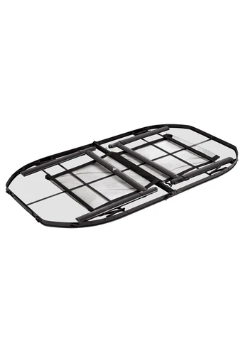 Стіл Bo-Camp Woodbine Oval 150x80 см алюмінієвий Black/Wood look No Brand (402842154)
