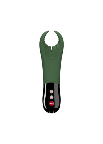 Вібратор для пеніса MANTA moss green/black, підходить для парних ігор Fun Factory (315149367)