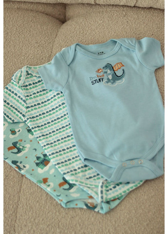 👶 Набор боди для малыша, 3 шт New Brand (353390446)