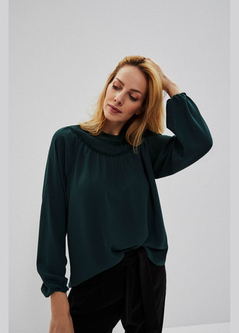 Зелёная блуза Moodo
