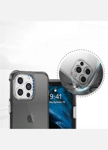 Чехол-накладка Anti-Shock для Apple iPhone 13 Pro Grey (707348) BeCover (332968194)