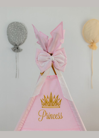 Вигвам для девочки Принцесса БОН БОН Именной + корзина для игрушек. Полный комплект No Brand (316257054)