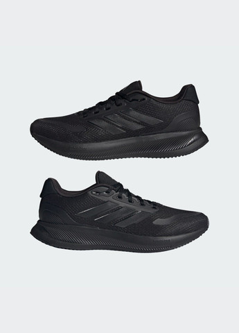 Черные летние кроссовки для бега runfalcon adidas