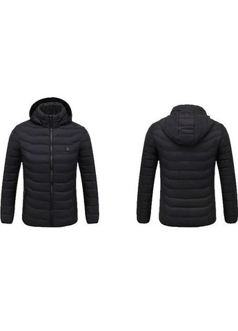 Черная демисезонная куртка с подогревом cimone (108802012xl) Thermalli