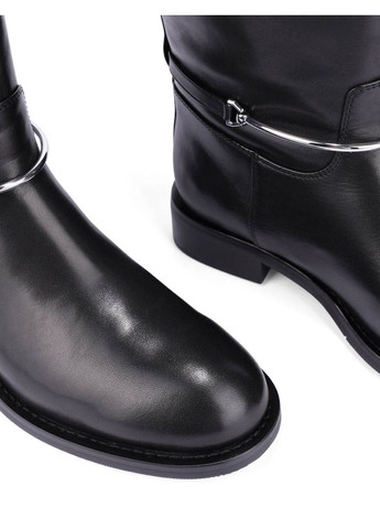 Жіночі Чоботи 885H-1629-N04 Чорний Шкіра Attizzare (365434887)