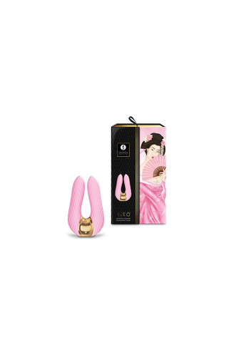 Вибратор для клитора Aiko Light Pink, гибкие кончики Shunga (292786094)