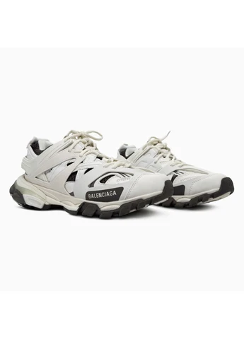 Бежеві літні кросівки balenciaga track cream/brown баленсіага трек No Brand