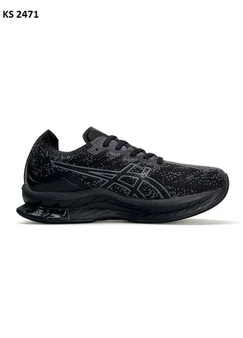 Черные летние кроссовки asics gel-kinsei black асикс гель No Brand