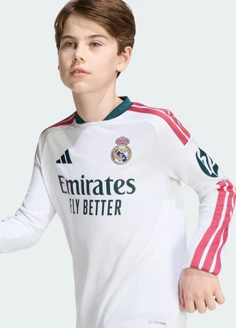 Домашнє джерсі з довгим рукавом Real Madrid 26/27 Kids adidas (397060615)