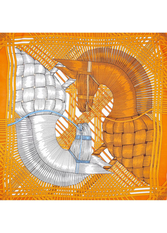 Хустка жіноча з принтом атлас різнокольорова КРЕМОНА LuckyLOOK 747-791 (324741780)
