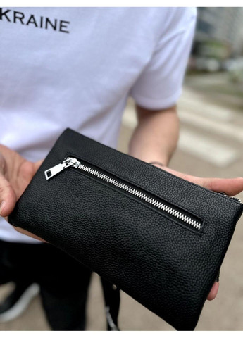 Топ! Поясна сумка-бананка чоловіча шкіряна чорна TD-54928 Tiding Bag (336551948)