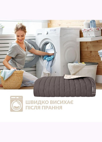 Покрывало на кровать 220х240 см. Люкс двухстороннее, прочная стежка ткани, антиаллергенное волокно беж. IDEIA (334726872)