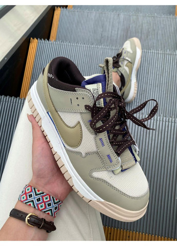 Бежеві Осінні кросівки чоловічі nike sb dunk low olive dark purple найк сб данк No Brand