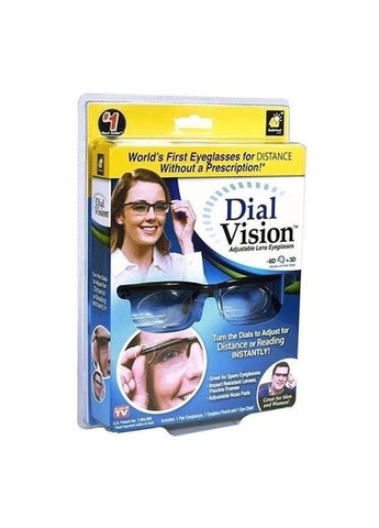 Окуляри для зору універсальні з регулюванням лінз Dial Vision No Brand (291162699)