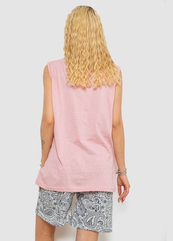 Пудровая всесезон пижама женская с принтом, Ager