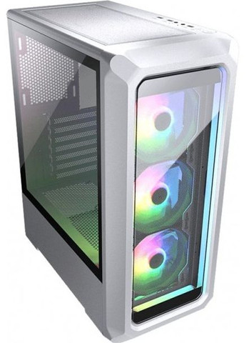 Корпус Archon 2 Mesh RGB White, без БП, Mid Tower, ATX/Micro ATX/Mini ITX, 1xUSB 2.0, 2xUSB 3.0, 3x120 мм ARGB Fan, стеклянное окно Cougar (333144267)