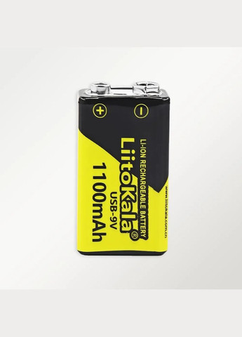 Акумулятор крона Li-Ion 1100 мАг із зарядкою Type-C LiitoKala (313108033)
