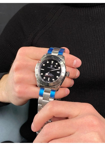 Чоловічий годинник Pagani Design 1709 Silver-Black PD (356173329)