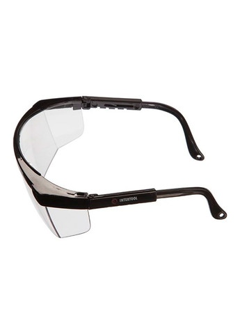 Окуляри захисні полікарбонат прозорі для будівельних робіт із захистом від механічних пошкоджень Intertool (361447143)