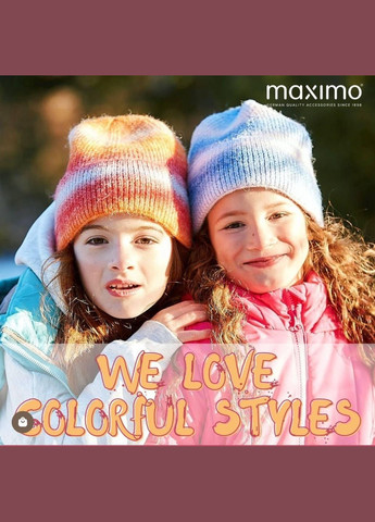 Шапка, арт. 23573-993100, сіро-помаранчевий, 49-51 MaxiMo (357204103)