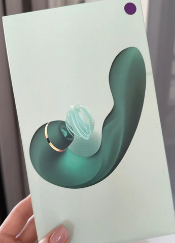 Вібратор з подвійною стимуляцією преміум якості рожевий No Brand (316630633)