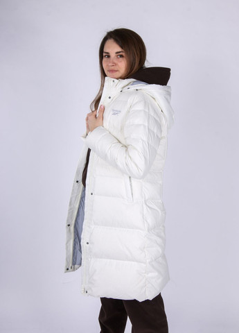 Белый демисезонный Пуховик Reebok